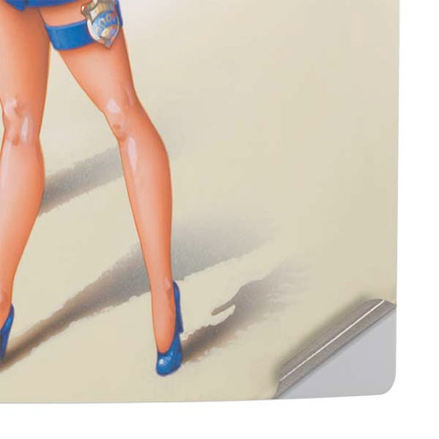 Betty Boop The Police Officer PS5 Slim Digital Edition Console Skin